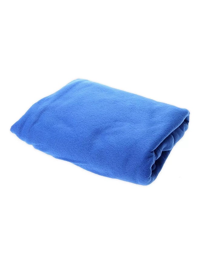 Snuggie - Fleece Blanket With Sleeves Blue One Size - Image 1