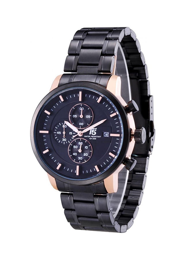 T5 Men's Chronograph Stainless Steel Analog Watch H3451G-D 