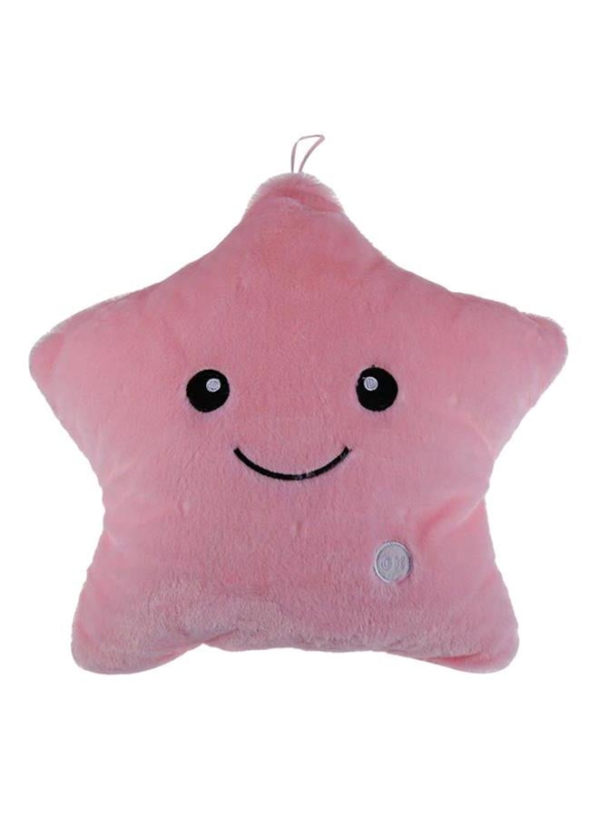 Generic Stars Pillow Led Light Plush Pillow, Pink 