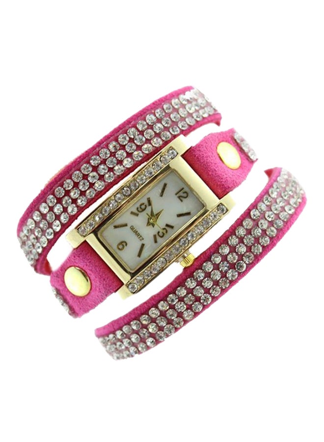 Women's Leather Analog Watch 2724299748914