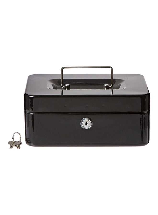 Metal Cash Box Black - Image 1