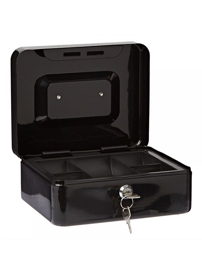 Metal Cash Box Black - Image 2