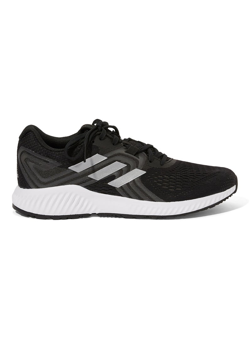 Adidas Men's Aerobounce 2 Core  Black/Silver Metallic/Hi-Res Aqua - Image 1
