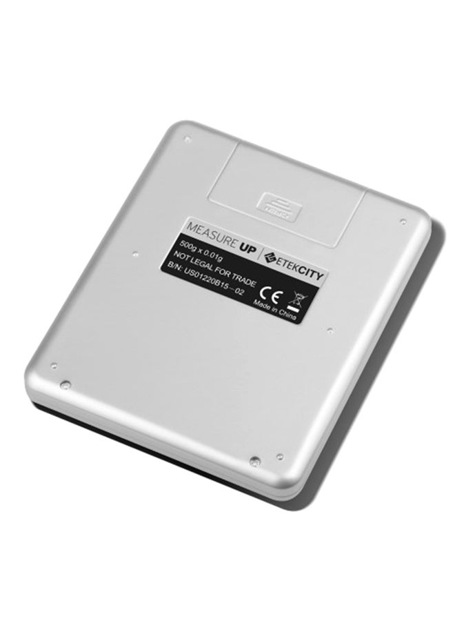 jaztech Digital Scale Measuring Device Silver 2kg - Image 2