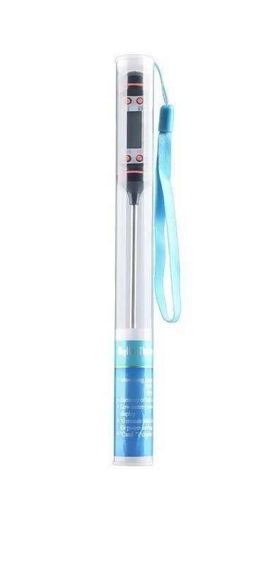 jaztech - Digital Temperature Test Pen Black/Silver/Grey 24.8x2.5x2.5cm - Image 1