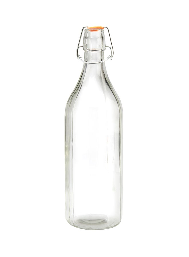 تالا زجاجة كلاسيكية مع ذراع رافعة شفاف 1لترات