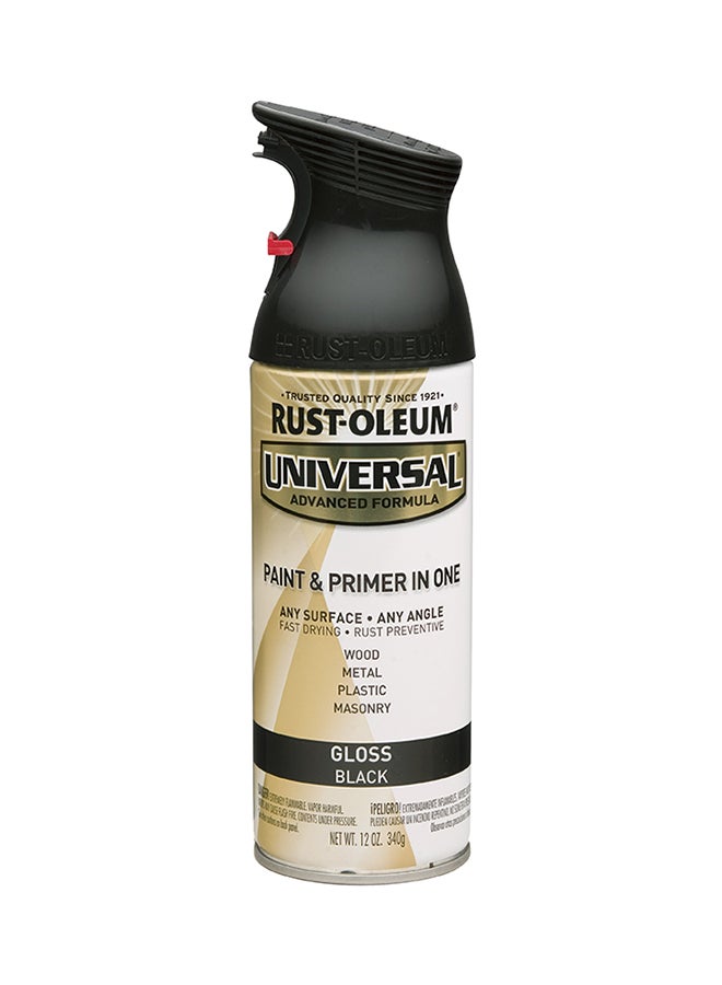 RUST-OLEUM Universal Gloss Spray Paint Satin Black 