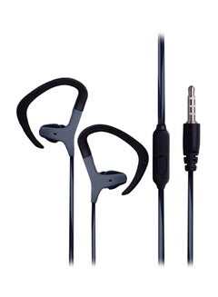 Bluelans Sports Running Stereo In-Ear Earphones With Mic Black/Grey 