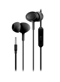Bluelans Stereo In-Ear Earphones With Mic Black 