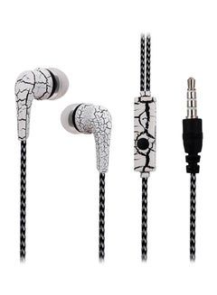Bluelans Super Bass Dynamic Stereo In-Ear Earphones With Mic White/Black 