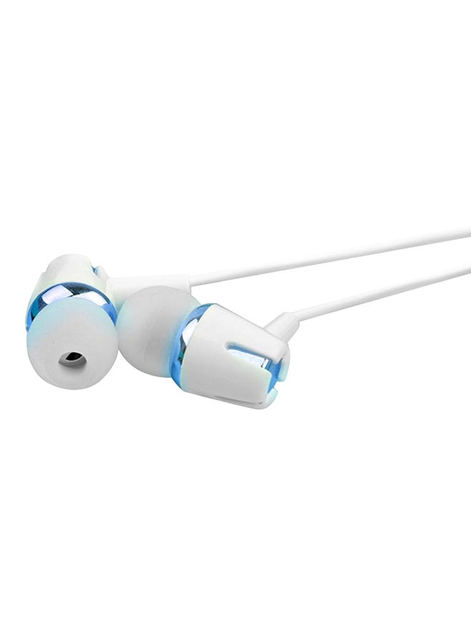Bluelans Stereo In-Ear Earphones With Mic Blue/White