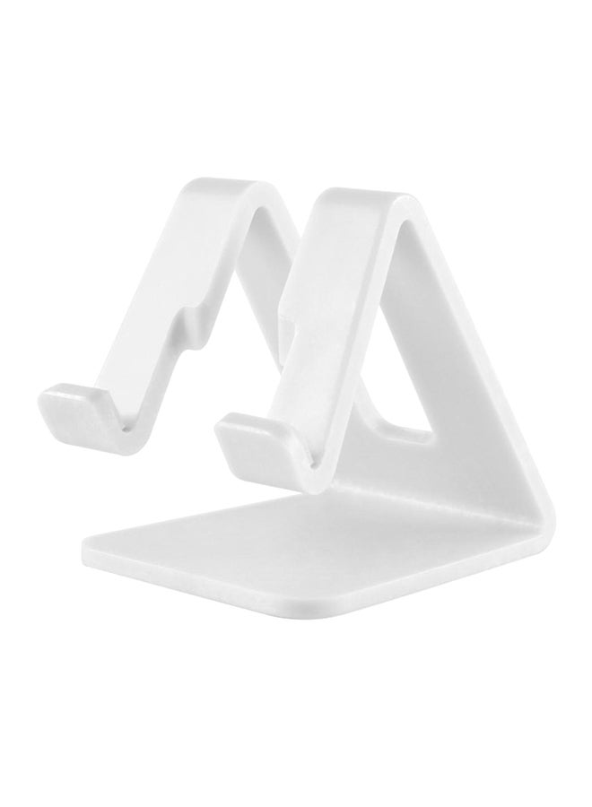 بلولانز حامل هاتف مكتبي غير قابل للانزلاق أبيض