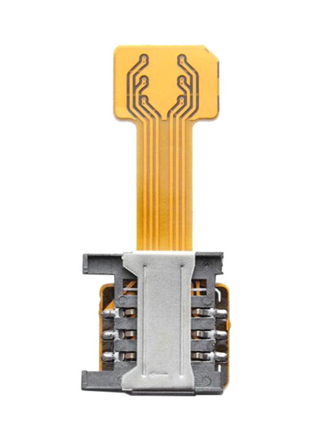TF Hybrid SIM Slot Adapter Micro SD Extender Multicolour