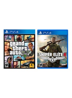 Sniper Elite 4 + Grand Theft Auto V Shooters (Intl Version) - PlayStation 4 (PS4)