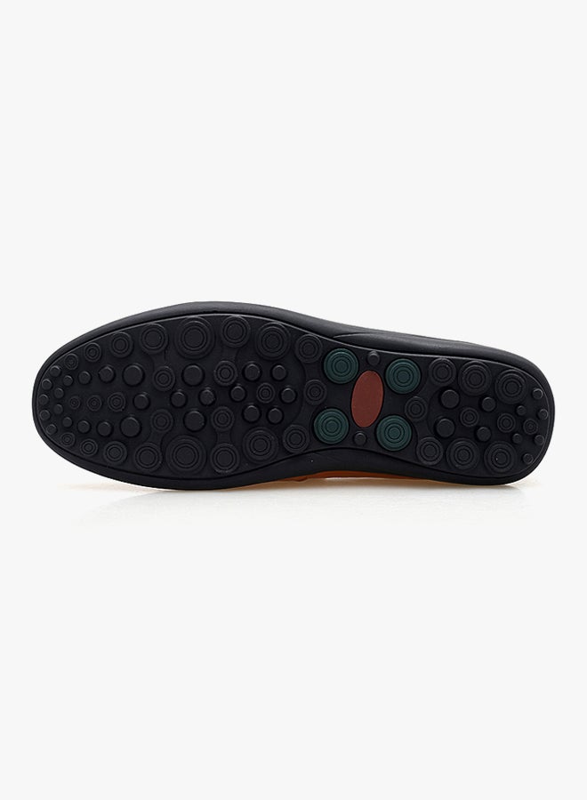 Leather Pull On Loafers Brown  - Image 3