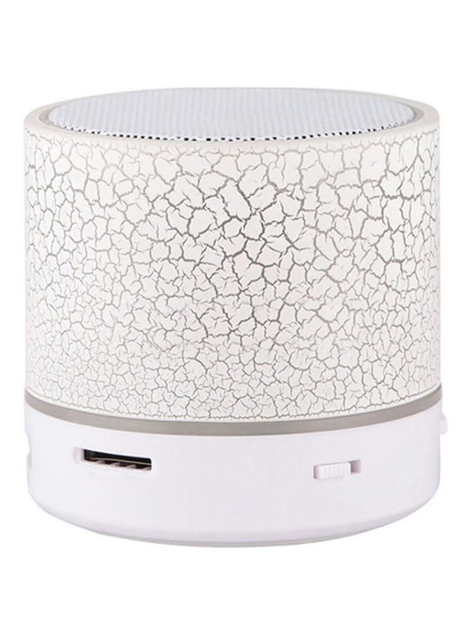 LED Mini Bluetooth Speaker White