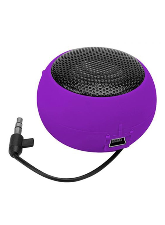 Portable Hamburger Speaker Purple