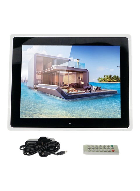 Digital Photo Frame Black/White 37.8x7.5x35cm