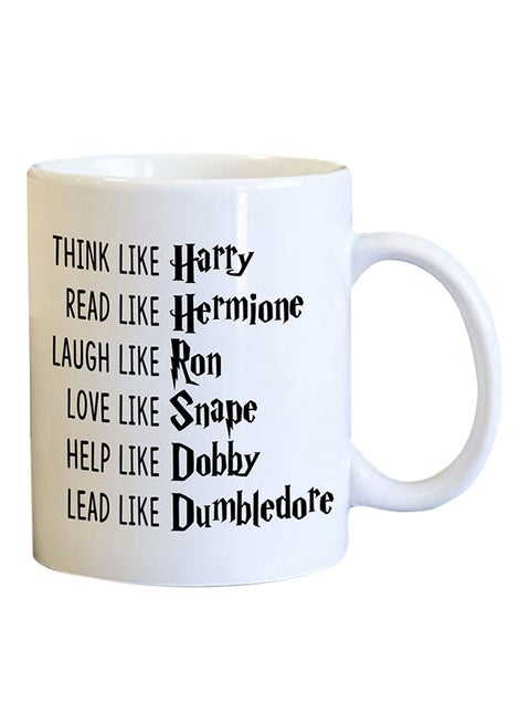 Harry Potter Characters Printed Coffee Mug White/Black