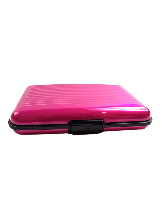 Waterproof Business ID Credit Card Holder Pink  - Image 2