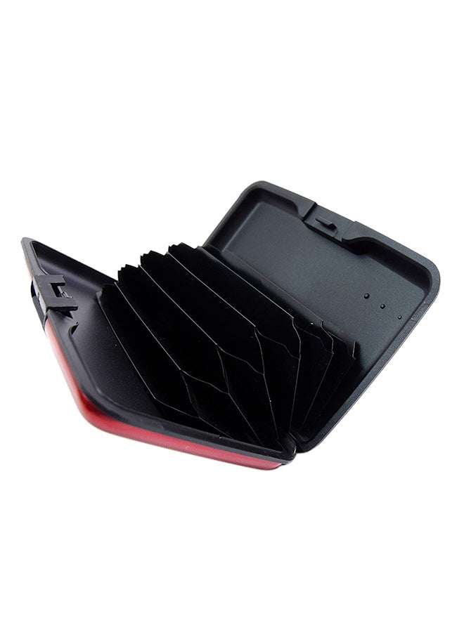 Generic - Waterproof Aluminum Business ID Credit Card Wallet Red - Image 1