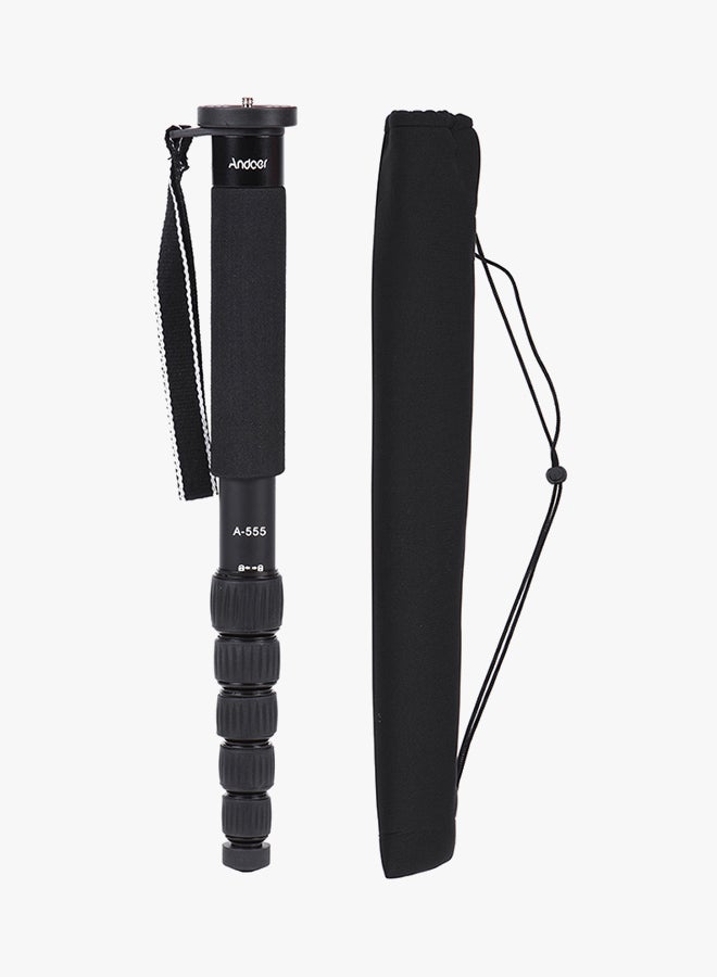 ANDOER 6-Section Compact Monopod Black - Image 2