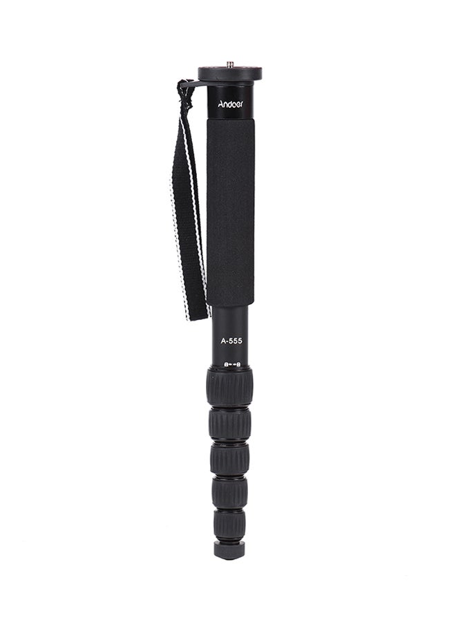 ANDOER 6-Section Compact Monopod Black - Image 1