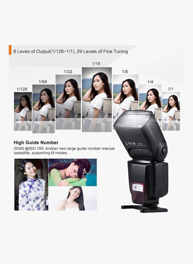 ANDOER - On-camera External Flash Light White - Image 1