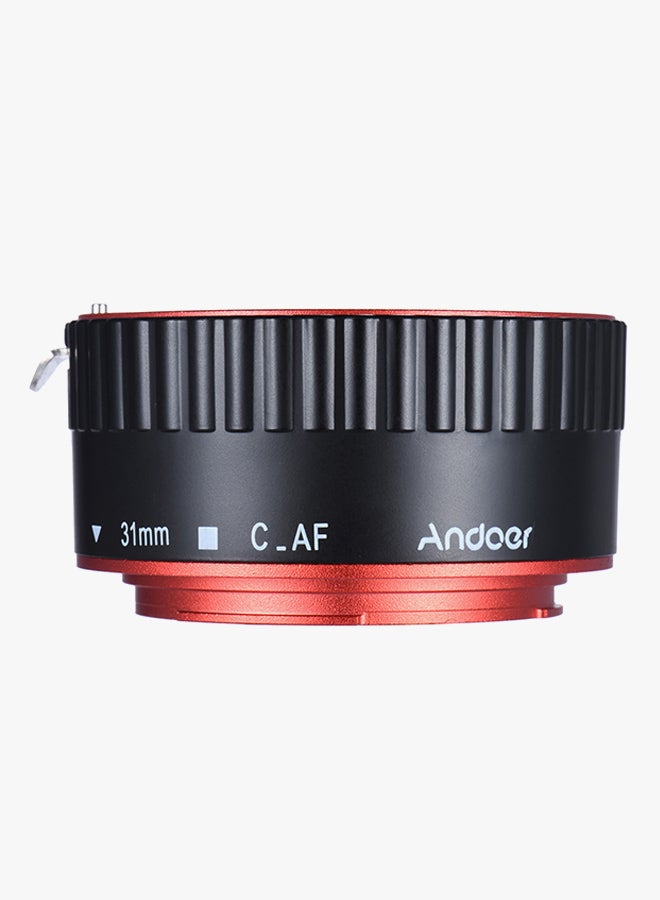 ANDOER Auto Focus Extension Tube Ring For Canon EOS EF EF-S 60D 7D 5D II 550D Red  - Image 3