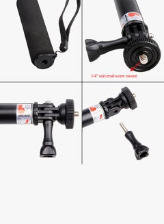 ANDOER Portable Handheld Telescopic Monopod Selfie Stick Black  - Image 3
