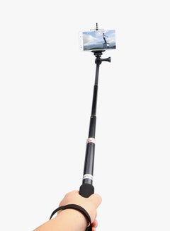 ANDOER Portable Handheld Telescopic Monopod Selfie Stick Black  - Image 4