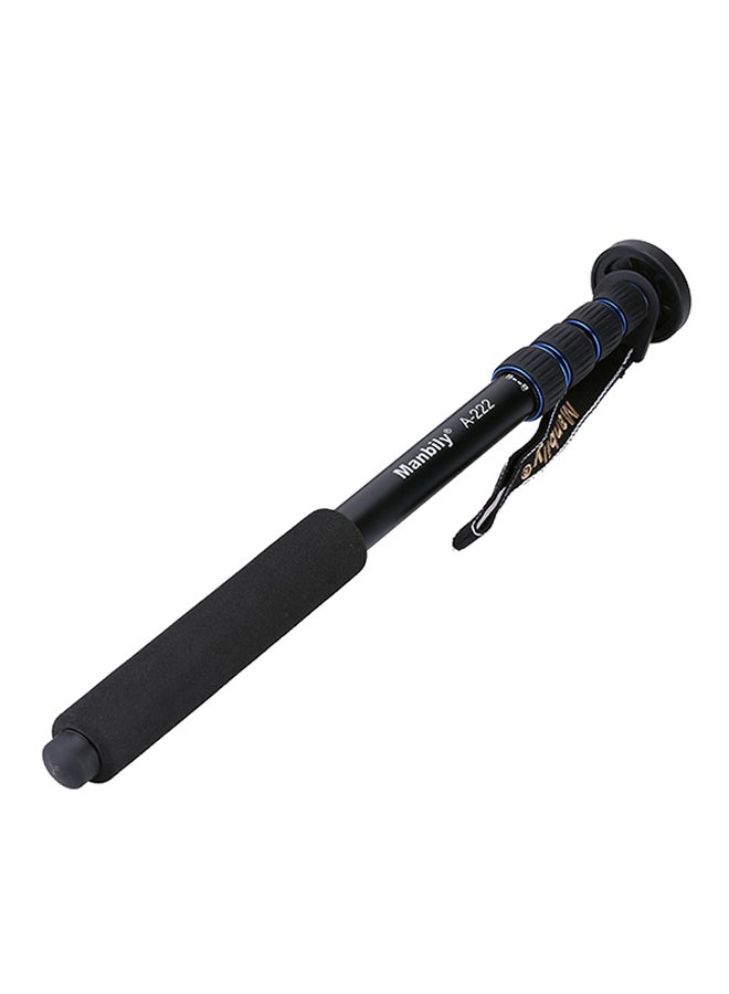 Manbily Adjustable Telescopic Walking Stick Black  - Image 1