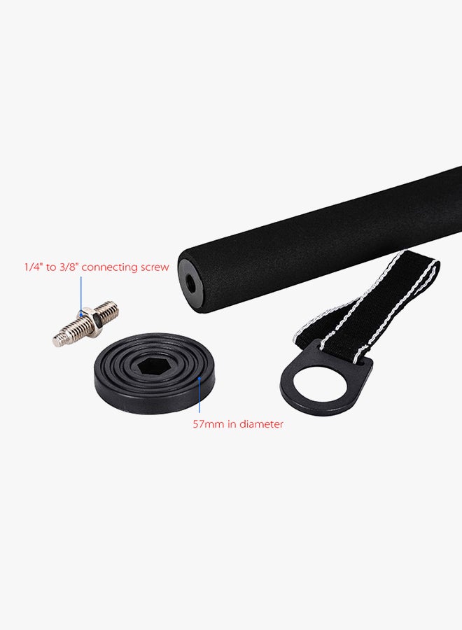 Manbily Adjustable Telescopic Walking Stick Black  - Image 3