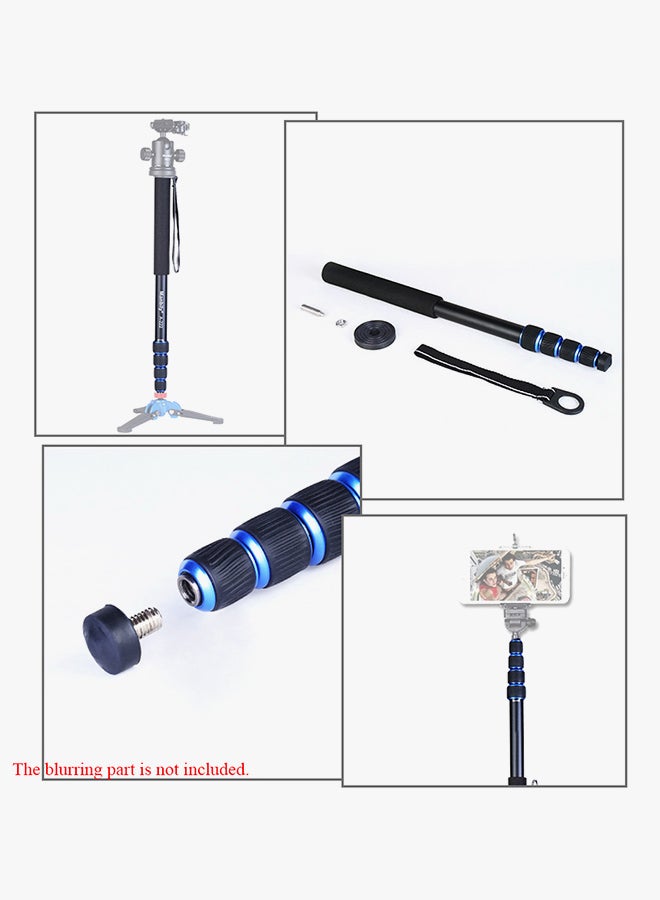 Manbily Adjustable Telescopic Walking Stick Black  - Image 4