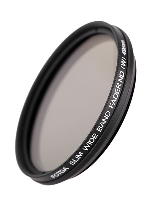 Slim Wide Band Fader ND Black