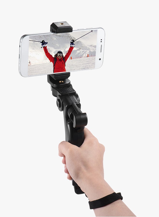 docooler - Plastic Handheld Tripod Stabilizer For Apple iPhone 7/7 Plus/6/6 Plus/6s Black - Image 1