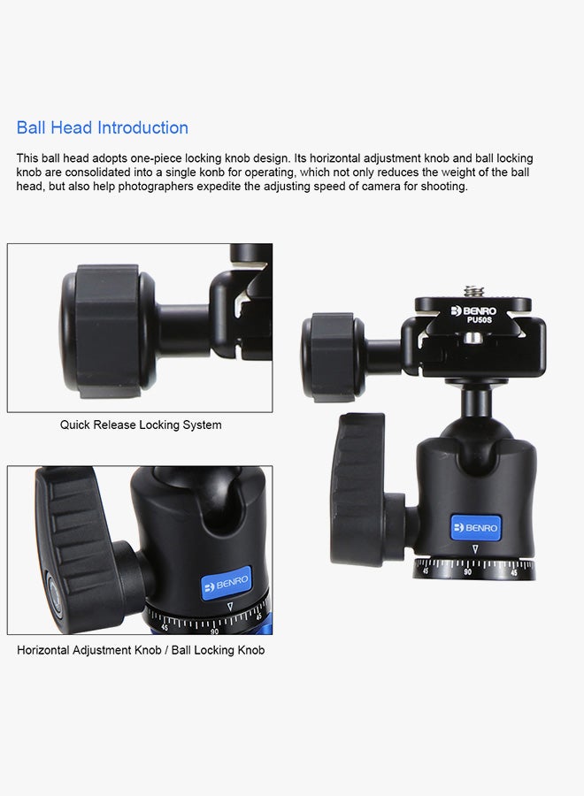 IS05 Portable Tripod Kit Black/Blue