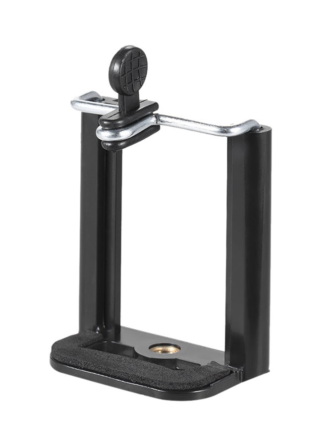 ANDOER Adjustable Extendable Mobile Holder Clip Black/Silver  - Image 1