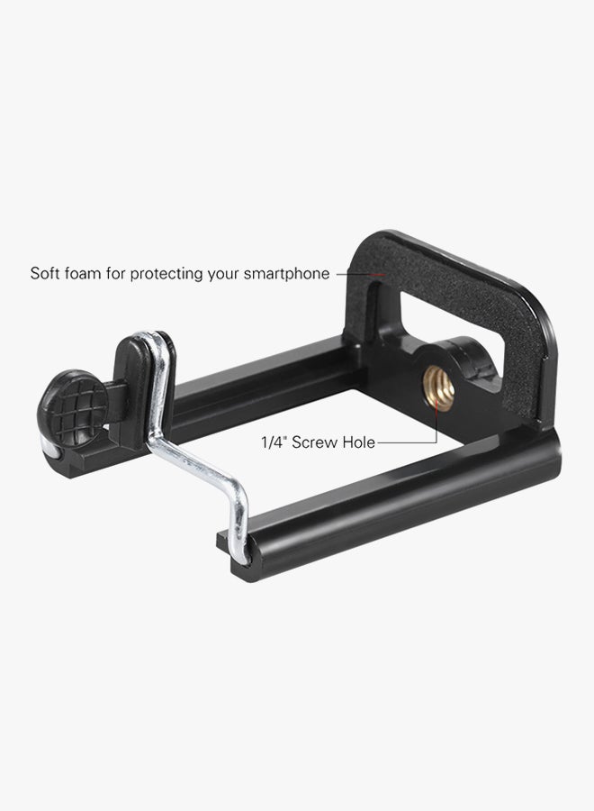 ANDOER Adjustable Extendable Mobile Holder Clip Black/Silver  - Image 4