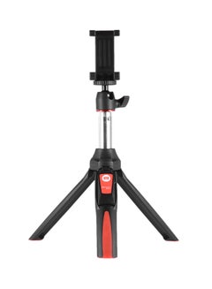 BENRO Handheld Mini Tripod Selfie Stick With Bluetooth Shutter For Smartphones/GoPro Black/Red  - Image 1