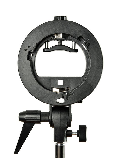 Pro S-Type Bowens Bracket Mount Holder For Speedlite Flash Snoot Softbox
