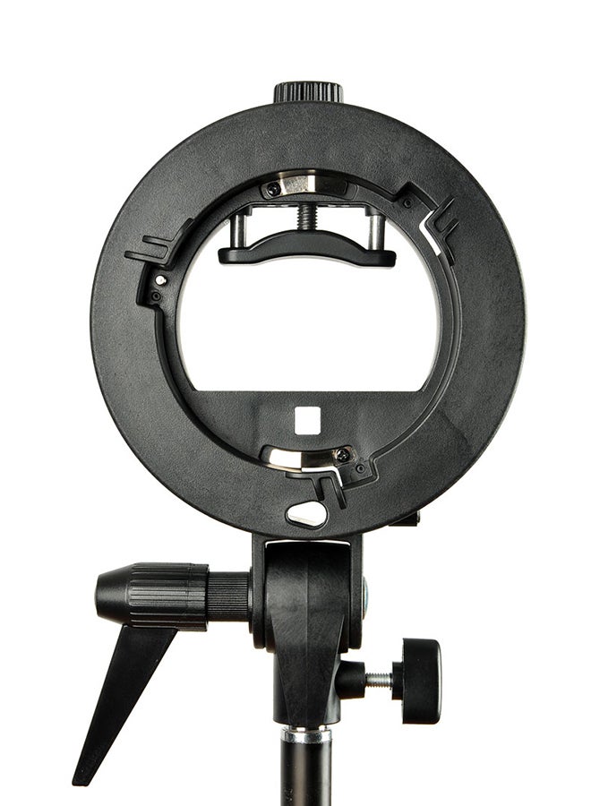 Pro S-Type Bowens Bracket Mount Holder For Speedlite Flash Snoot Softbox