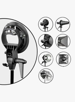 Godox Pro S-Type Bowens Bracket Mount Holder For Speedlite Flash Snoot Softbox  - Image 3