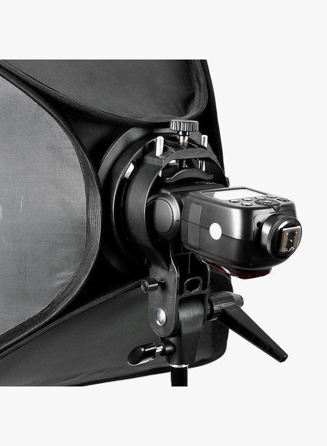 Pro S-Type Bowens Bracket Mount Holder For Speedlite Flash Snoot Softbox