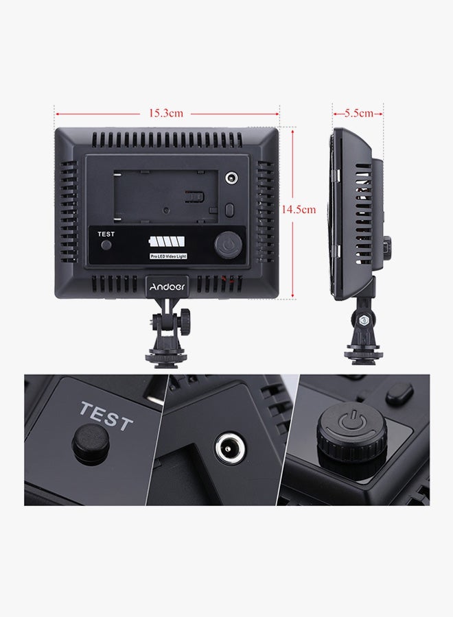 ANDOER LED Video Photography Light Lamp Panel Black  - Image 5