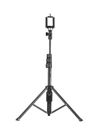 Portable Selfie Stick Tripod With Phone Holder Remote Control Black - v1531309950/N15674635A_1
