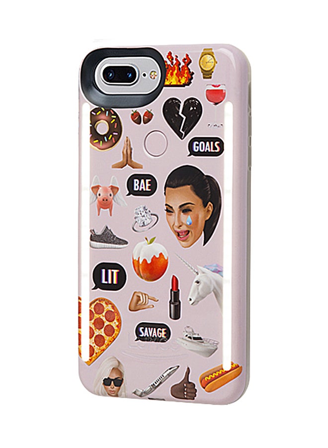 LuMee - LED Case Cover For Apple iPhone 8 Plus Kimoji - Image 1