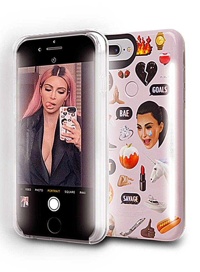 LuMee - LED Case Cover For Apple iPhone 8 Plus Kimoji - Image 1
