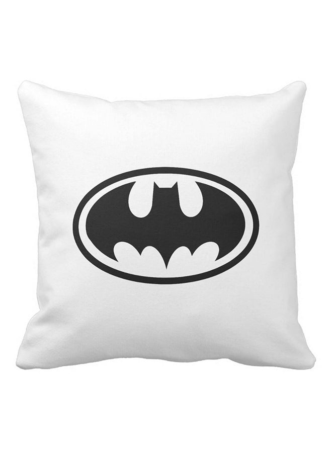 وان بيس وسادة عليها طبعة باتمان أبيض/ أسود 40x40Ø³Ù†ØªÙŠÙ…ØªØ± - Image 1