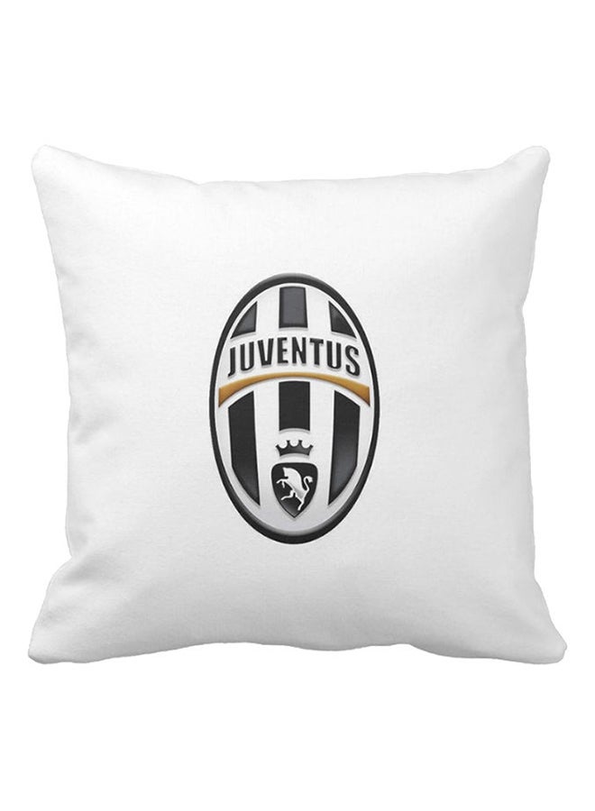 One Piece Juventus FC Printed Pillow White/Black 40x40cm - Image 1